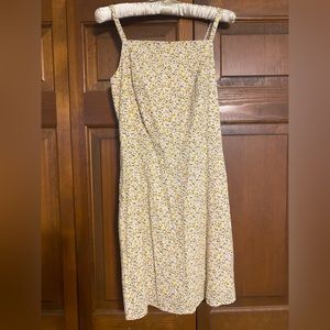 Old Navy Yellow Floral Dress Size M